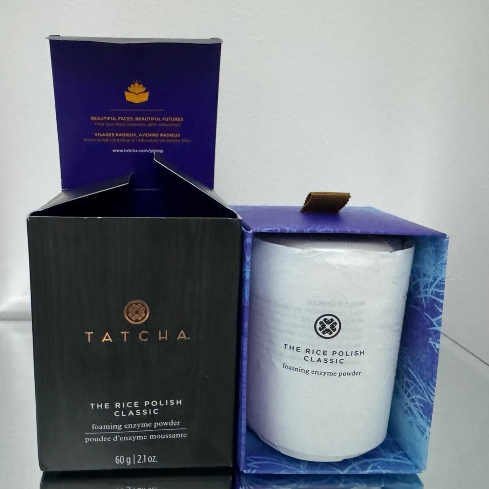 NIB TATCHA The Rice Polish Classic Foaming Enzyme Powder Face Cleanser 60g
